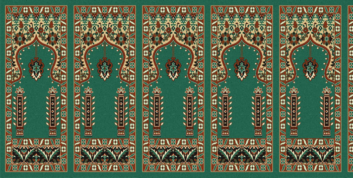 Samur - 002 - Yesil (Mihraplı)